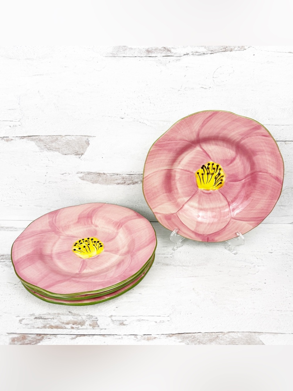 Franciscan Desert Rose Salad Plates - Set of 4